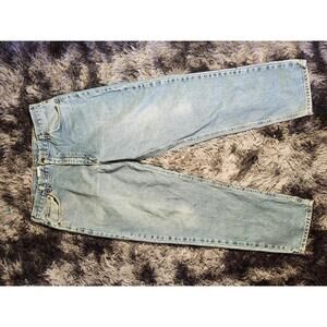 Vintage Y2k Carhartt Carpenter Baggy Jeans 40x32 Faded Denim Light Wash